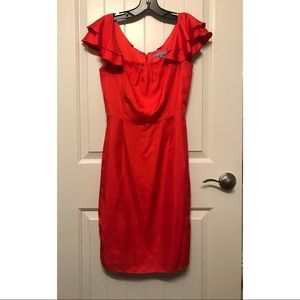 Antonio Melani silk fitted dress